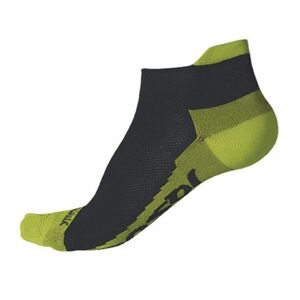 Ponožky Sensor Race Coolmax Invisible čierna / limetka 1041007-38 3/5 UK